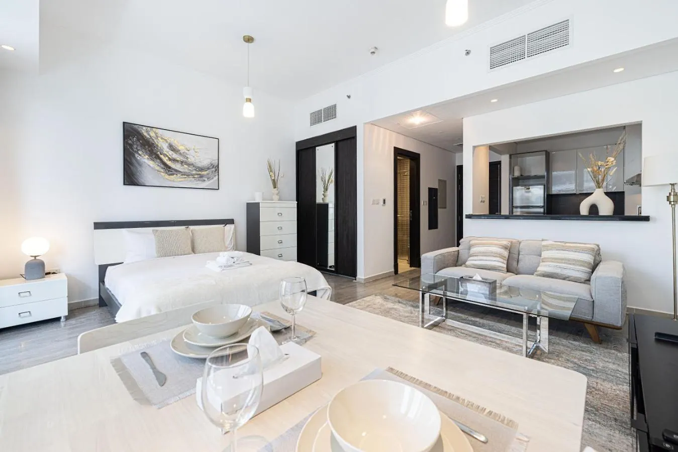 Lägenhet Waterfront Studio, Perfectly Located In Dubai Marina